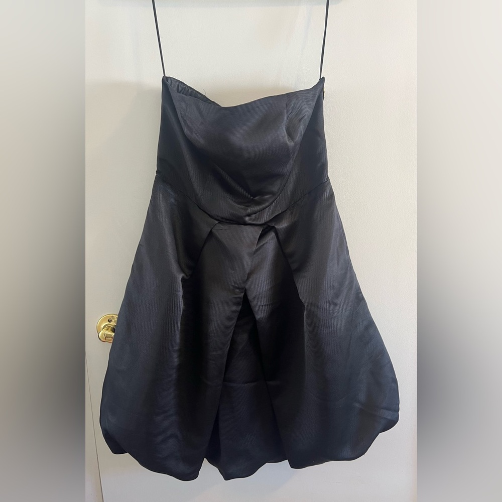 Express Black Strapless Dress
